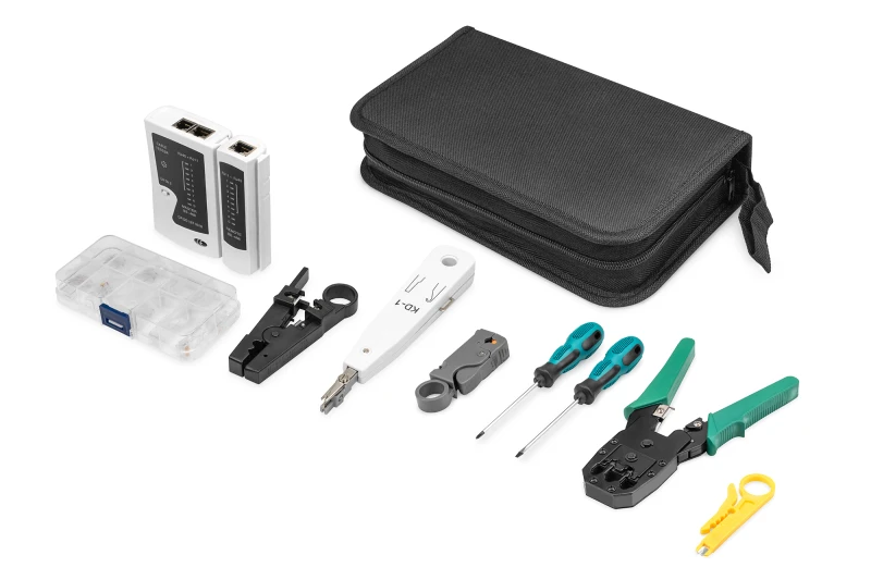 Image of Digitus DN-94027 Network tool kit for CAT 5e CAT 6 CAT 7 installat... DN-94027