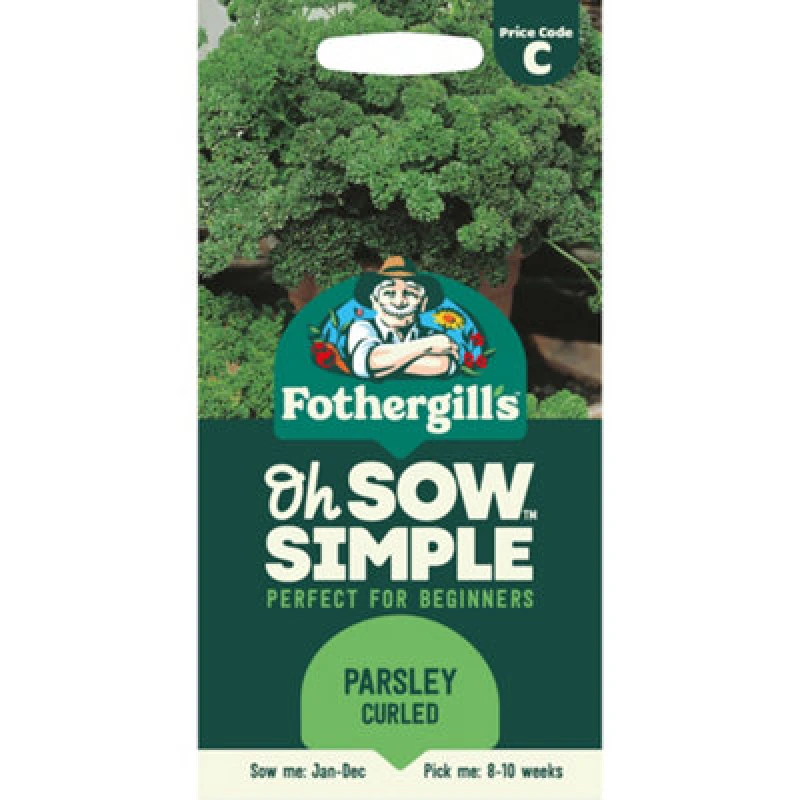 Image of Mr Fothergills Oh Sow Simple Parsley 'moss Curled 2' Herb Seeds