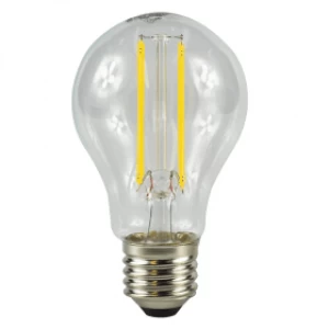 image of E27 Screw LED 6W Filament GLS Bulb (60W Equivalent) 806 Lumen - Warm White Clear