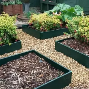 Image of Garden Skill Gardenskill Build-a-bed Raised Vegetable Grow Bed And Planter 1 X 1 X 0.25M
