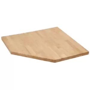 Image of Draper 33210 BUNKER Modular Hardwood Worktop for Corner Cabinet 865mm