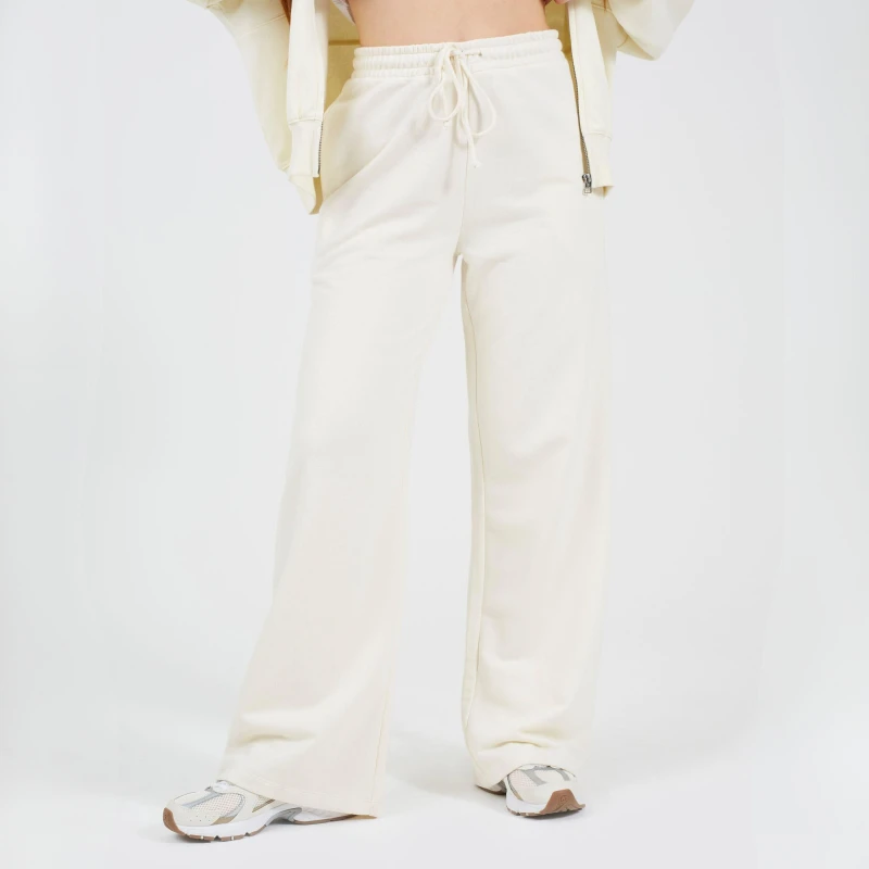 Image of Brave Soul BS Womens Wide Leg Cream Jogger Cream female 14 (L)