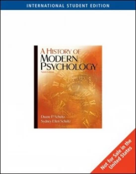 Image of A History of Modern Psychology by Duane Schultz Paperback