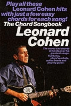 Image of Leonard Cohen Paperback