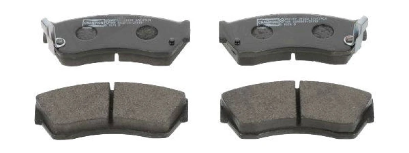 Image of CHAMPION 572179CH Brake pad set with acoustic wear warning Brake Pad Set,disc brake (402)