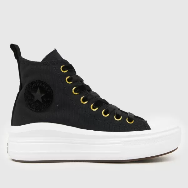 image of Converse Black & white all star hi move Youth Trainers