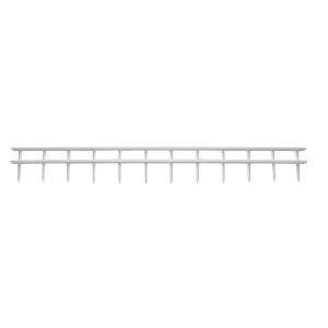 Image of GBC 9741041 White 25 x 297mm Velobind Strips S1