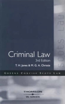 Image of Criminal Law by Timothy H Jones and Michael G. a Christie Paperback