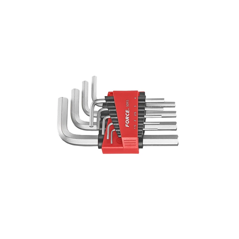 Image of FORCE 5093 Angled Screwdriver Set Number of tools: 9, Spanner Size: 8, 10 Angled Screwdriver Set (6627)