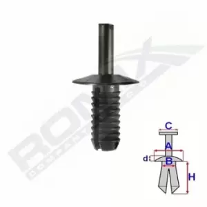 Image of ROMIX Clip BMW C70436 51717007296