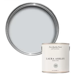 Image of Laura Ashley Slate White Matt Emulsion Paint, 2.5L