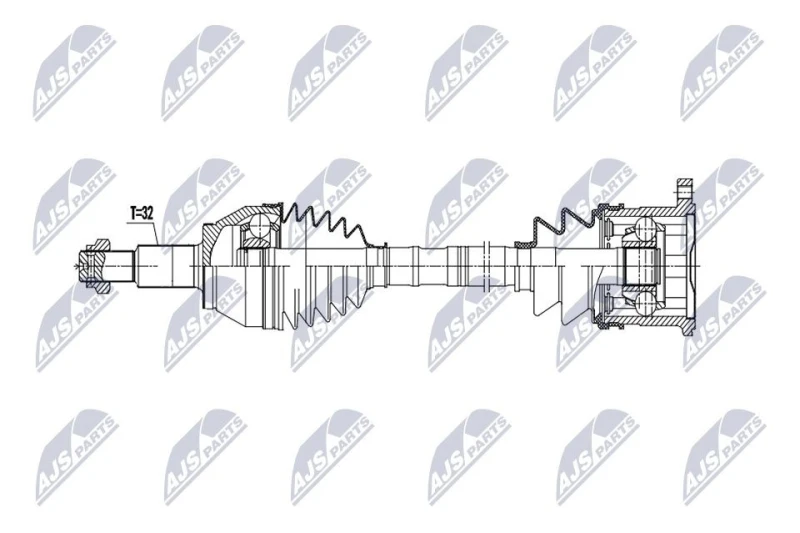 Image of NTY Drive shaft NTY NPW-NS-183