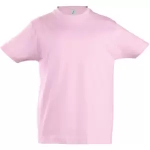 Image of SOLS Kids Unisex Imperial Heavy Cotton Short Sleeve T-Shirt (6yrs) (Medium Pink)