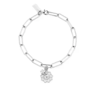 Image of ChloBo Silver Link Chain Balance & Harmony Bracelet