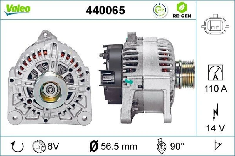 Image of Alternator VALEO 440065