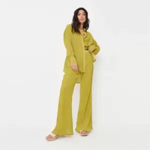 image of Missguided Straight Leg Trouser Co Ord - Green