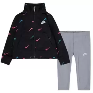 image of Nike AOP Poly Set Baby Girls - Grey