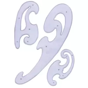Image of Major Brushes French Curves Set of 3