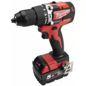 image of Milwaukee M18 CBLPD Brushless Combi Drill With 1 x 5.0Ah Battery