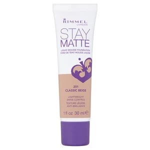 image of Rimmel Stay Matte Foundation Classic Beige Nude