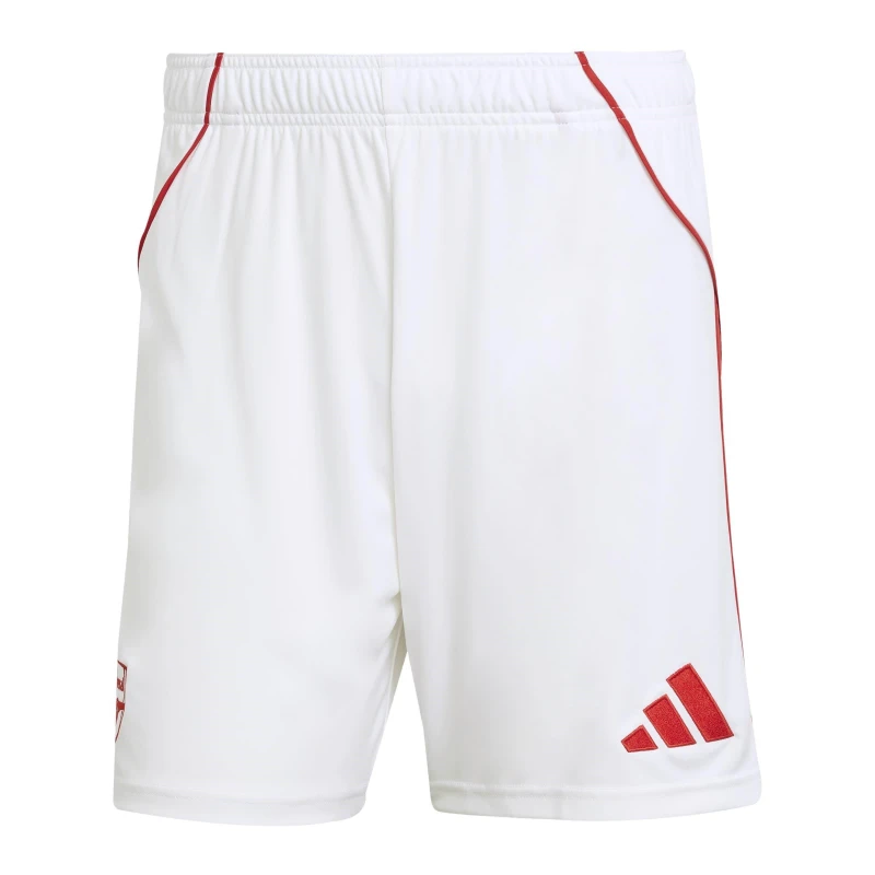 Image of adidas Arsenal Home Shorts 2025 2026 Adults Domestic Replica Shorts S White 37469301350