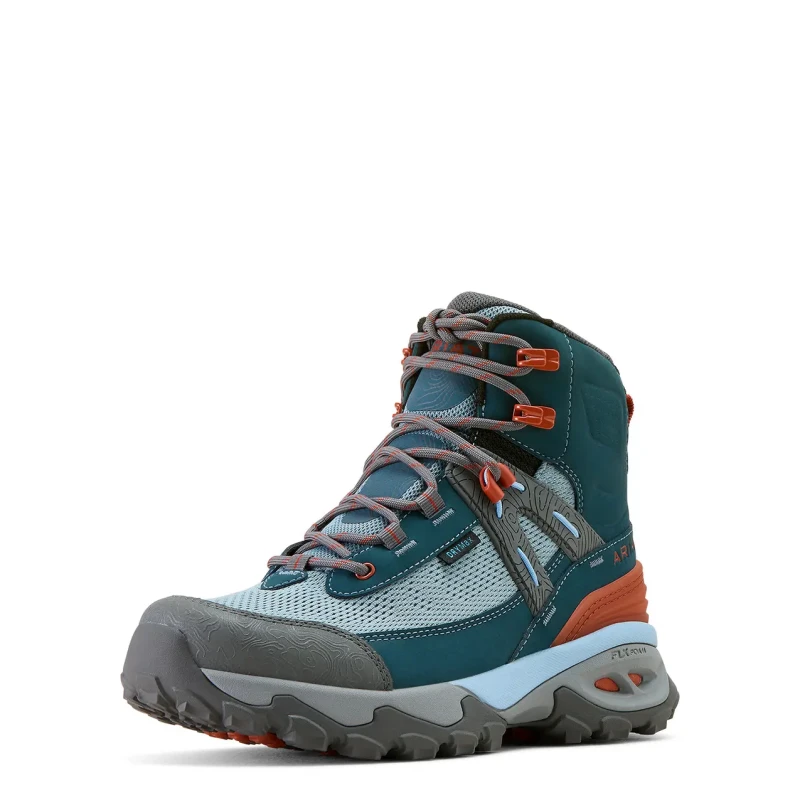 Image of Womens hiking shoes Ariat Traverse Mid Bleu Female 36