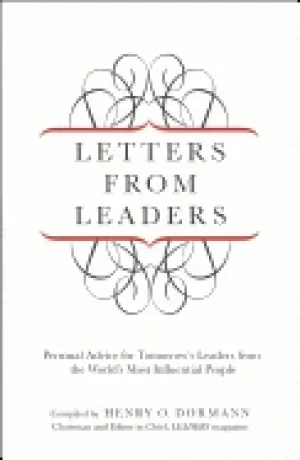 Image of letters from leaders personal advice for tomorrows leaders from the worlds