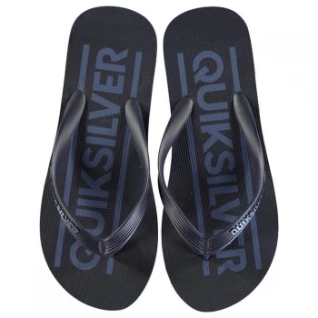 Image of Quiksilver Workmark Mens Flip Flops - Navy Blazer