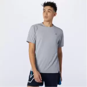 Image of New Balance Balance Impact Run T Shirt - Blue