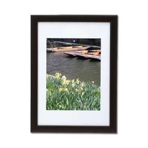 Image of 5 Star Facilities A4 Snap Picture or Certificate Frame Polystyrene Front Back Loading 241 x 12 x 331mm Black