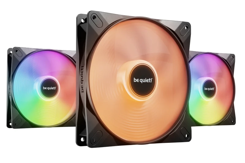 Image of be quiet Light Wings LX ARGB 140mm PWM High Speed Triple Fan Pack - Black