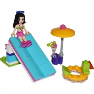 image of Lego Friends Polybag Pool Foam Slide Playset