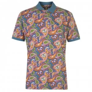 image of Pretty Green Ranson Polo Shirt - Vintage Paisley