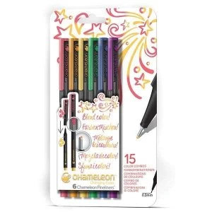 Image of Chameleon Fineliner Pen Set Primary Colors Set of 6