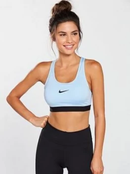 image of Nike Training Classic Padded Bra Blue Size L Women