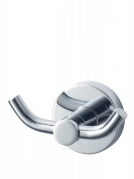 image of Aqualux Haceka Kosmos Double Chrome Bathroom Hook