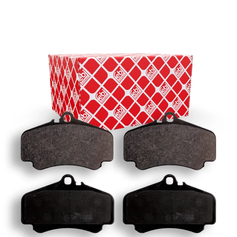 Image of FEBI BILSTEIN 16752 Brake pad set Front Axle, prepared for wear warning indicator Brake Pad Set,disc brake (402)