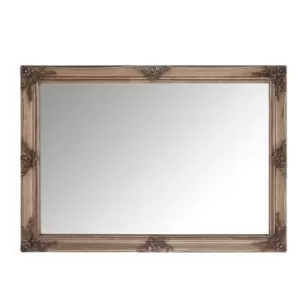Image of Premier Housewares Baroque Rectangular Wall Mirror - Gold