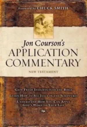 Image of Jon Coursons application commentary by Jon Courson