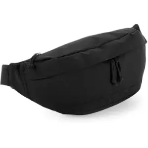 image of Bagbase - Oversized Across Body Bag (One Size) (Black)