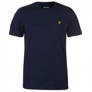 Image of Lyle and Scott Side Stripe Tee - Navy Z99