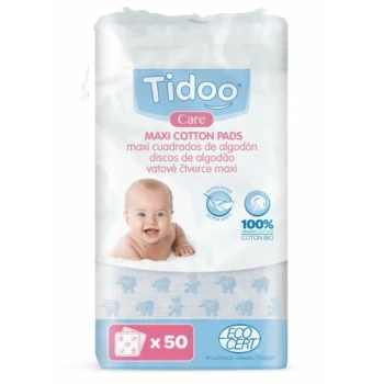 Image of Organic Cotton Pads - 50s - 93769 - Tidoo