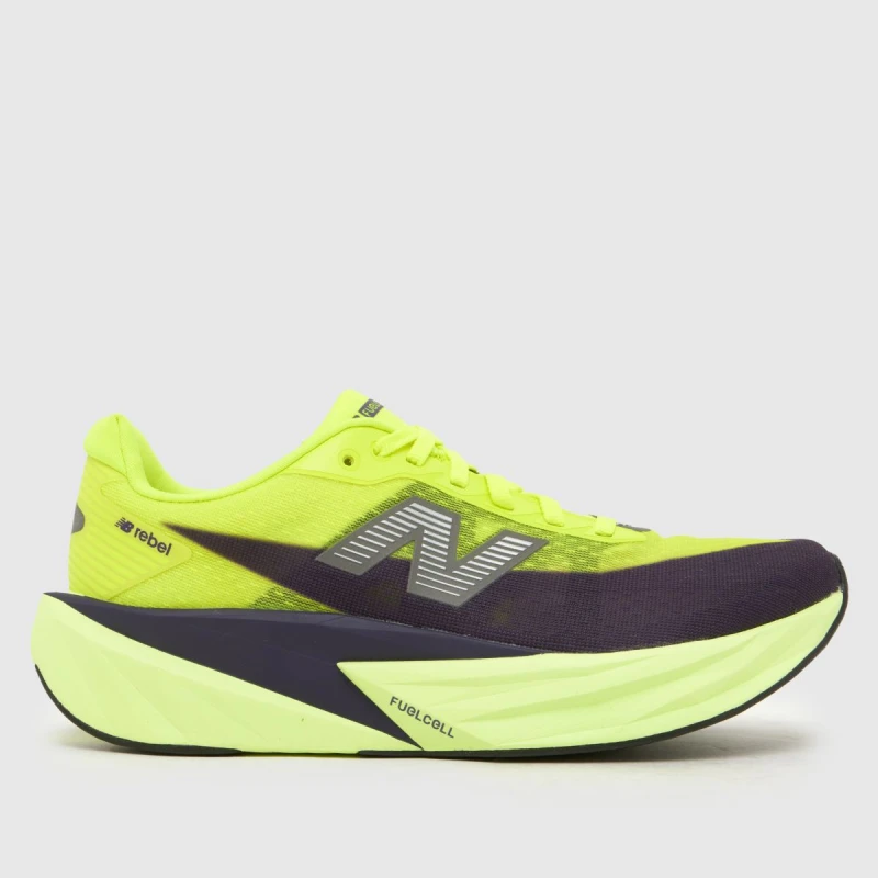 Image of New Balance FuelCell Rebel V5 Trainers in Yellow Yellow UK 4 (EU 36½)