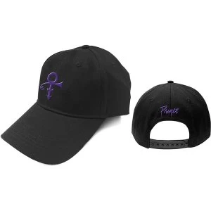 Prince - Purple Symbol Unisex Baseball Cap - Black