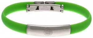 Image of Stainless Steel and Rubber Celtic Bracelet