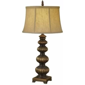 Image of Oakcastle lamp, with lampshade