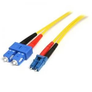 image of StarTech.com 7m Single Mode Duplex Fiber Patch Cable LC-SC