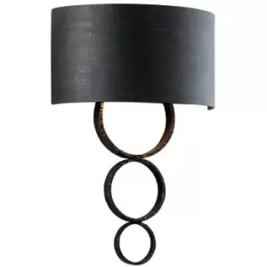 image of Rivington 2 Light Wall Sconce Charred Copper