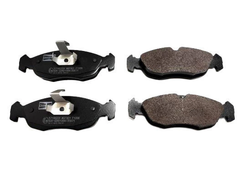 Image of CHAMPION 571902CH Brake pad set not prepared for wear warning indicator Brake Pad Set,disc brake (402)