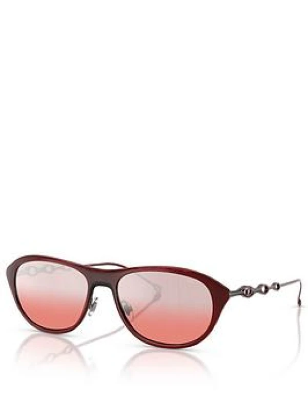 Image of Diesel 0Dl1011 Pillow Sunglasses Dark Red WKA06 Female